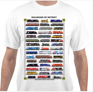 Railroads of Detroit Railroad T-Shirt by Andy Fletcher - Picture 1 of 1