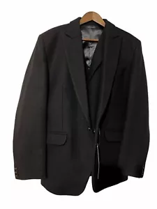 Menista Custom Hombres 41R Peso Pesado Fieltro Lana 3 Piezas Traje Pantalones W36XL29 Nuevo - Imagen 1 de 16