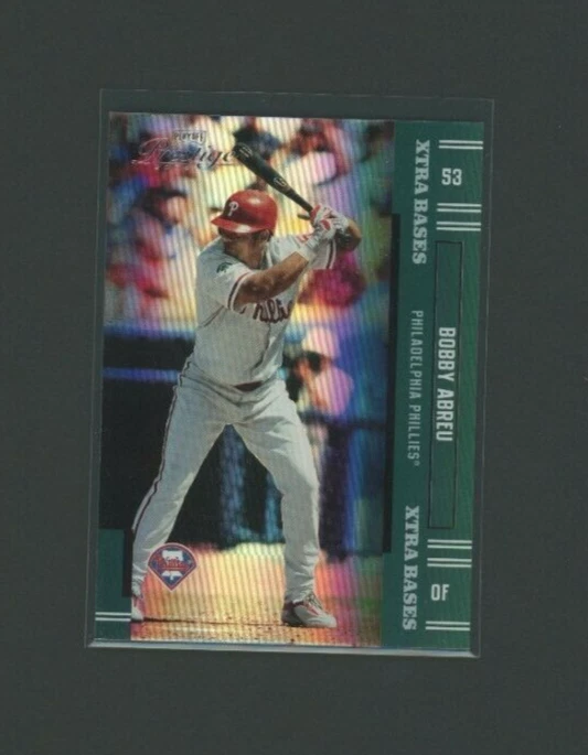 2005 Playoff Prestige Xtra Bases Green /50 Bobby Abreu #53 NM-MT - Image 1 of 1