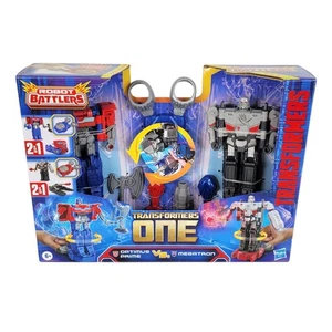 Transformers One Robot Battlers Optimus Prime vs Megatron Actionfiguren - Neu - Bild 1 von 2