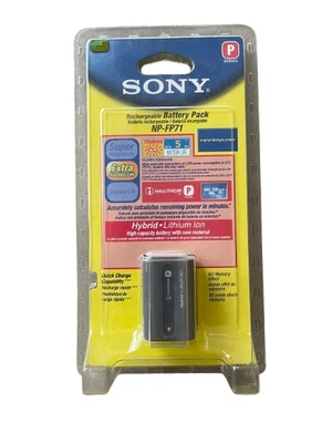 Sony NP-FP71 Rechargeable Battery Pack P Series Handycam Hybrid Lithium Ion NEU - Bild 1 von 4
