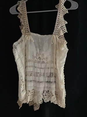 GORGEOUS Vintage Assemblage Ladies Camisole/Top from linens ~ UNIQUE! - Image 1 of 4