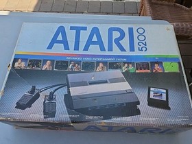 Atari 5200 Console w/ Box, Games, Cords Bundle Working *MUST READ* Controller**