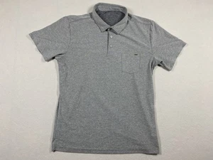 Vuori Ace Poloshirt Herren L grau Performance Preppy Golf Stretch - Bild 1 von 8