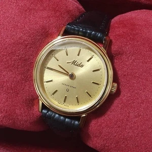 Mido Ocean Star Women's Quartz Watch Gold Swiss Made Luxury - Picture 1 of 8
