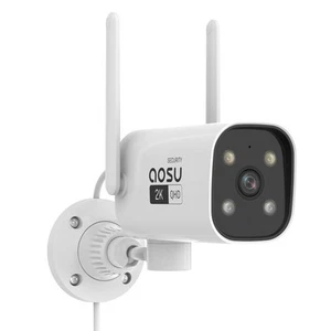 Caméra de Sécurité 2K QHD Extérieur avec Vision Nocturne Couleur, Filaire Sécurité Maison C... - Photo 1/6