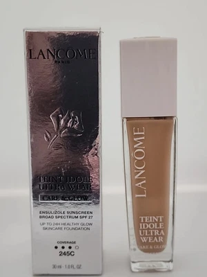 Lancome Teint Idole Ultra Wear Care & Glow Foundation ~ 245C ~ SPF 27 ~ EXP2027+ - Image 1 of 2