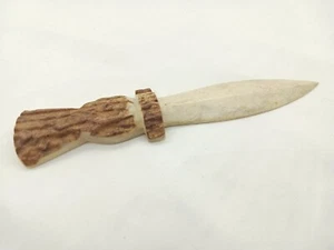 7½" Mock Knife Handmade From Stag Antler Made In Scotland - Picture 1 of 9