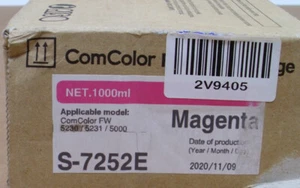 Riso Tinte S-7252E magenta für ComColor FW 5230 5231 5000 11.2020 OVP B - Bild 1 von 2