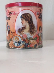 Vintage Bakers Estate Shortbread Cookies Tin Can Container - Picture 1 of 11