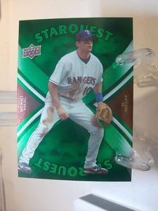 2008 Upper Deck StarQuest Green Common #SQ-30 Michael Young (94833) - Picture 1 of 2