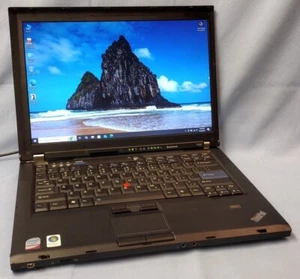Lenovo ThinkPad T400 Intel C2D 8GB RAM NEW 120GB SSD 1440x900 Win10 Pro Grade A- - Picture 1 of 13