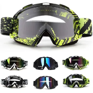 Motocross Motorcycle ATV Goggles Dirt Bike Off Road Riding Glasses MX Eyewear - Picture 1 of 32