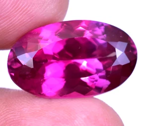 Natural Bi-Color Sapphire 15.20 Ct Oval Certified Rare Flawless Loose Gemstone - Picture 1 of 7
