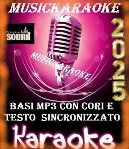 10.000 VIDEO MP4 CANTA TU Basi karaoke - RACCOLTA COMPLETA 2025 NO midi mp3 - Immagine 1 di 1