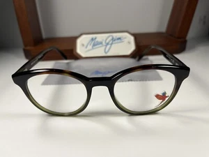 Maui Jim Optical MJO 2118-25SP Schildpatt & Grün Brille Rundes Gestell 49/20 - Bild 1 von 8