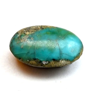 Natural Certified Persian Turquoise 25 Ct Cabochon Loose Gemstone - Picture 1 of 6