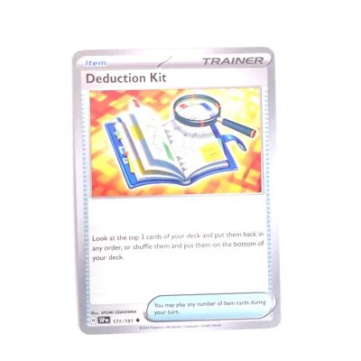 Deduction Kit 171/191 Pokemon SV08: Surging Sparks Uncommon NM - Image 1 of 2