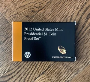 2012 Estados Unidos Presidencial como nuevo juego de prueba de monedas de $1 con certificado de autenticidad - Imagen 1 de 2