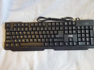 Tastiera USB AST, modello cablato # Kin-16, nero - NUOVO - Foto 1 di 5