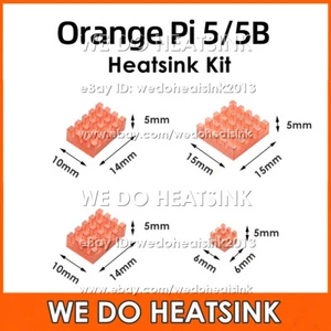 4Pcs Kit Copper Cooler DIY Heatsink Set Cooler For Orange Pi 5 5b Model 5B - Picture 1 of 6