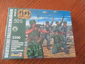 Revell #2500 WW II German Paratrooper 1/72 Scale MIB 50pc Vintage - Picture 1 of 2