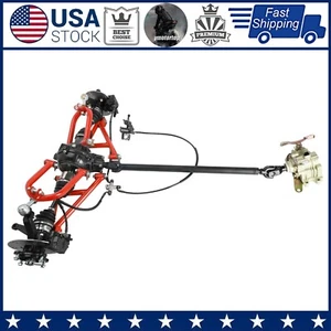 Antriebswelle hinten CV-Achse Rückwärtsganggetriebe Schwinge Bremseinheit für Go Kart ATV - Bild 1 von 16