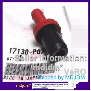 Hola, Authentic,RELIABLE Made in Japan by HONDA PCV Valve, 17130-P07-G01 OEM - Bild 1 von 2
