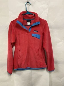 Patagonia Fleece Women’s Size Small Pullover Snap Pink Coral - Picture 1 of 9