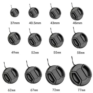 37~105mm Front Lens Cap Cover Center Pinch Snap On For Nikon Sony Pentax 1PCS - Picture 1 of 23