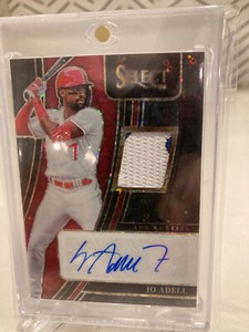 2022 Panini Select BLACK DISCO PRIZM PATCH AUTO #SM-JO Jo Adell ONE OF ONE 