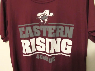 Camiseta Eastern Kentucky Colonels XL Granate Eastern Rising Go Big E Informal Foto 1 de 4