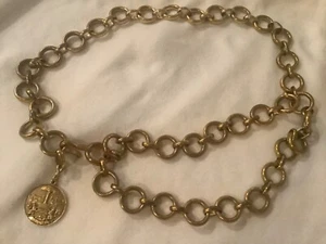 RARE VINTAGE CHANEL SEASON 28 1990's CHAIN BELT - Picture 1 of 20