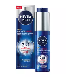 NIVEA MEN Anti-Age 2in1 Power Feuchtigkeitscreme Hyaluron LUMINOUS630® 50ml - Bild 1 von 8