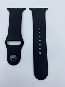 Genuine Apple Watch Sport Band Set 42/44mm- Black - Size S/M -OEM - Picture 1 of 3