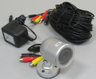 Przewodowa kamera na podczerwień CCTV + zasilacz + kabel 100 stóp