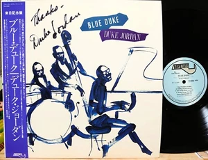 DUKE JORDAN "BLUE DUKE" BAYSTATE Japan LP Vinyl OBI VG++/EX / Duke Jordan SIGNED - Picture 1 of 4