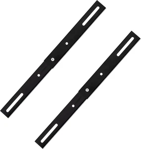 Burg-Wachter Kit de soporte de montaje de puerta y barandilla ajustable, negro - Imagen 1 de 12