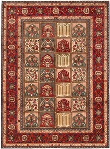 Najafabad Tissé à la Main Tapis de Perse 336x219 cm-Orient, Tapis, Tapis ,Rouge - Picture 1 of 13