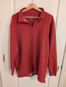 Pendleton 1/4 Zip Pullover Sweatshirt Men’s XL Red - Picture 1 of 3
