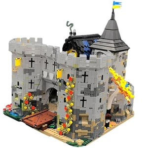 MOC Remake 6074 Medieval Fortress Castle Keep Outpost Model 5812 PCS - Picture 1 of 7