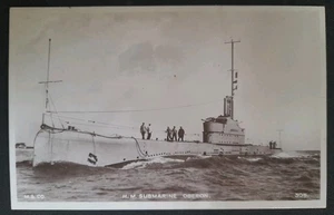 HMS Oberon Submarine M&Co Real Photograph Postcard - Picture 1 of 2