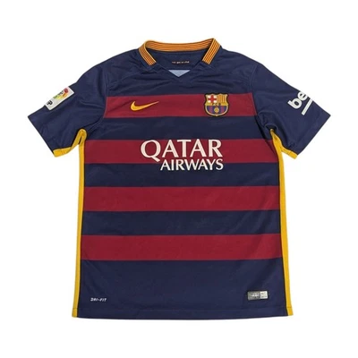 Nike FC Barcelona #10 Leo Messi Size Large or 12-13YRS Home Soccer Jersey  - image 1 of 4