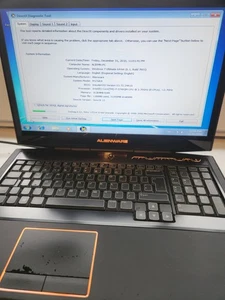 Laptop Gaming Alienware M17XR4 i7 CPU 16GB RAM 500GB nVidia GTX Damaged Faulty - Picture 1 of 11