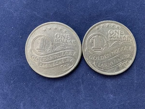 Golden Nugget 1,00 $ Medaille Lot 2 - Bild 1 von 2