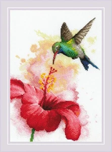Riolis Hummingbird Counted Cross Stitch Kit - Picture 1 of 1