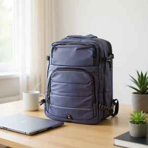 Mochila Deportiva Grande Mochila Escolar Ocio Senderismo Portátil Azul - Imagen 1 de 7