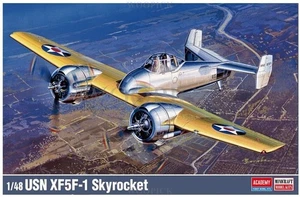 Academy 12363 WW2 USN XF5F-1 Skyrocket avión bimotor modelo plástico 1/48 - Imagen 1 de 1