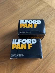 2 St. Negativfilm - Schwarz-Weiss - Ilford Pllan F - 135 - ISO 50 - 20 Aufnahmen - Bild 1 von 2