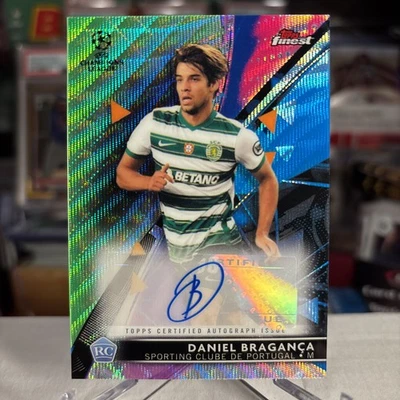 Daniel Braganca 2021-22 Topps Finest UCL Refractor AUTO RC SSP /99 ⭐️ MINT GEM? - Image 1 of 3